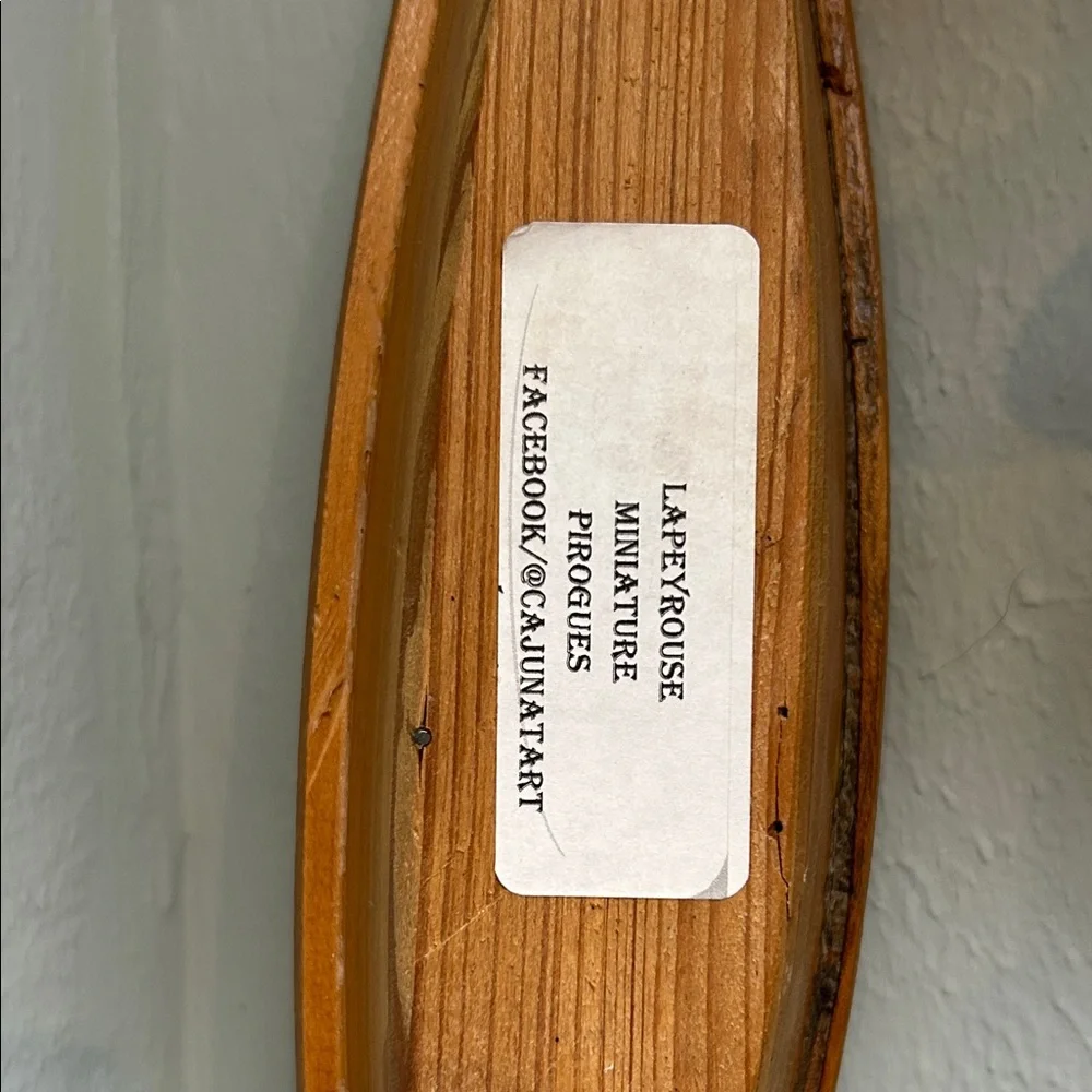 Natural Wood Canoe Wall Art